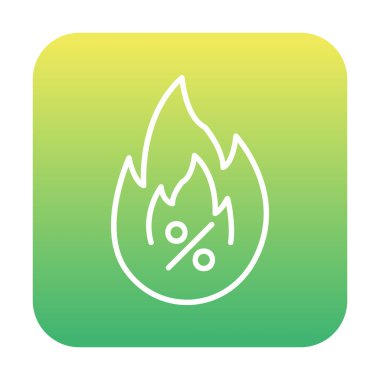 Sıcak Satış simgesiyle basit bir düz ateş 