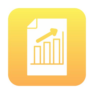 düz iş çubuğu çizelgesi simgesi