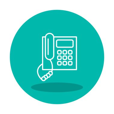 telefon web simgesi, vektör çizim 