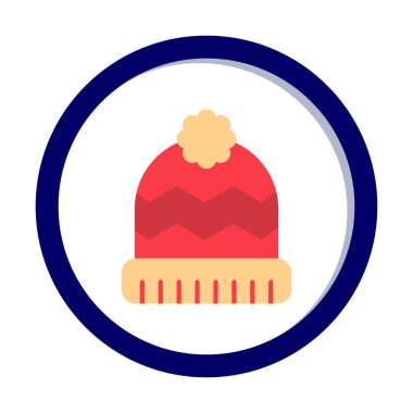 Beanie icon vector illustration 