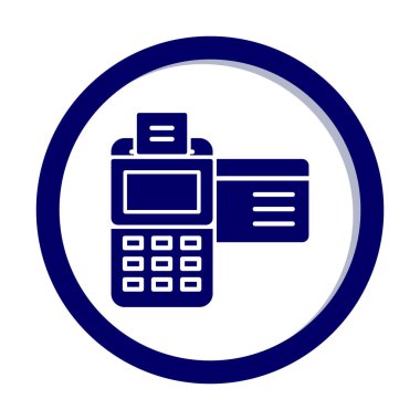 Kredi Kartı Makinesinin vektör çizimi