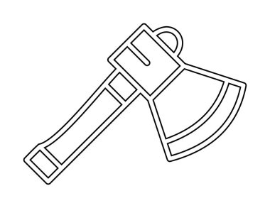 Balta. Web simgesi basit illüstrasyon