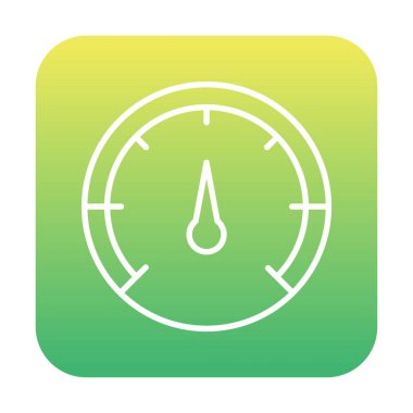 Hız göstergesi. Web simgesi basit tasarım 