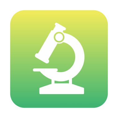  Mikroskop. simge vektör illüstrasyon tasarımı