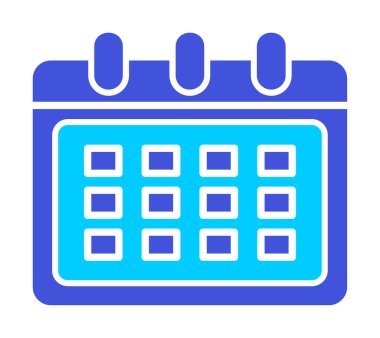 Takvim web simge vektör çizim