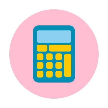 hesap makinesi web simge vektör çizim