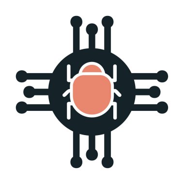 Basit düz Spyware simgesi çizimi 