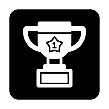 düz kupa kupa vektör simgesi