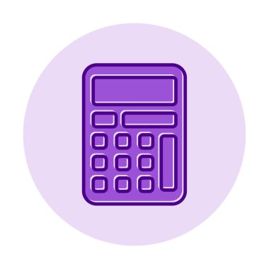 hesap makinesi web simge vektör çizim