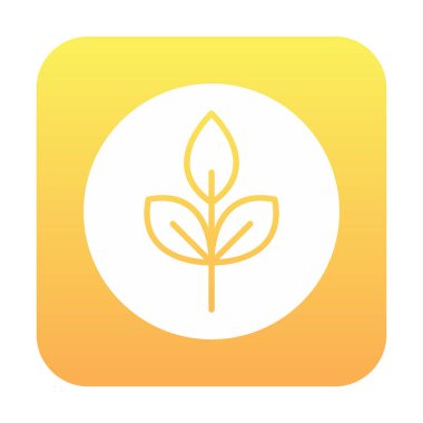 Yaprak logosu tasarımının vektör çizimi. Ekoloji kavramı 