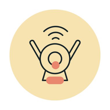 Web Kamerası modern simgesinin vektör illüstrasyonu           