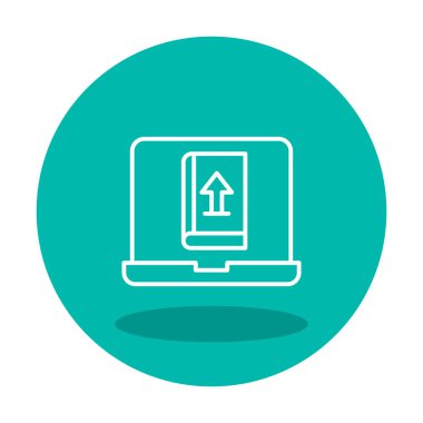 Ok işaret simgesi vektör illüstrasyonunu yükle