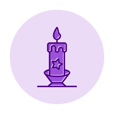 Mum web simgesi, vektör çizim