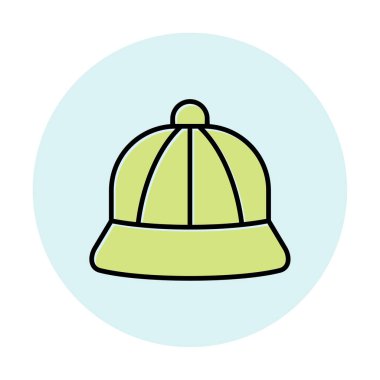 kapsül düz simgesi, vektör illüstrasyonu 