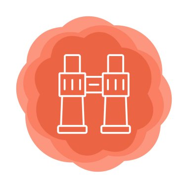 binoküler ikon vektör çizimi