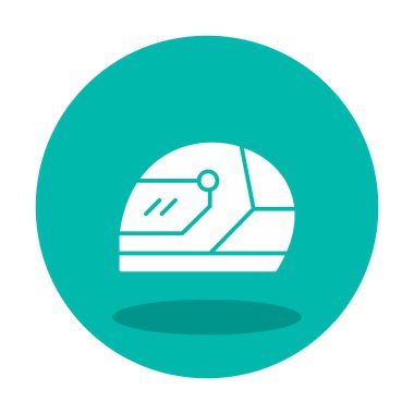 Kask simge vektör çizim yarış                 