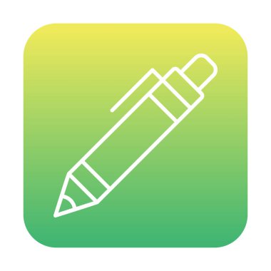 Kalem simgesi, vektör illüstrasyonu. düz tasarım biçimi 