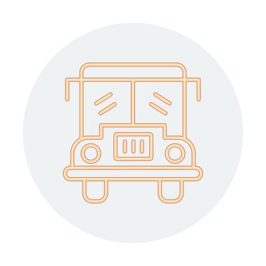 Basit okul servisi resimleme 