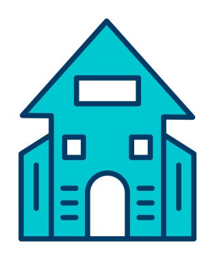 Üniversite oluşturma vektör simgesi