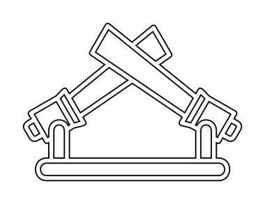 Spots Lights simge vektör illüstrasyonunu gösterir