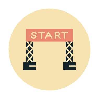 satır simge vektör çizim başlatmak