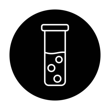 test tüpü modern simge vektör çizimi