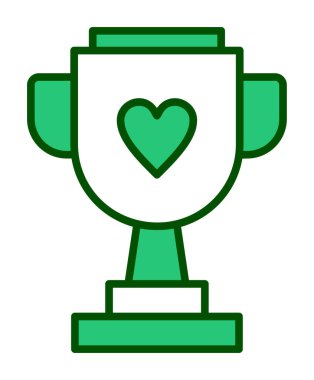 kupa vektör simgesi basit tasarım