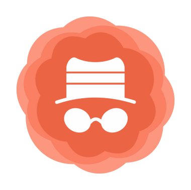 Basit casus yazılım simgesi, vektör illüstrasyonu