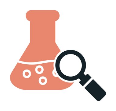 Araştırmacı simgesi beyaz arkaplanda izole edildi 