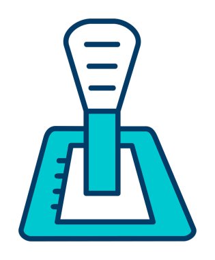 Araba vites kutusu web simgesi, vektör illüstrasyonu