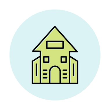 Üniversite oluşturma vektör simgesi