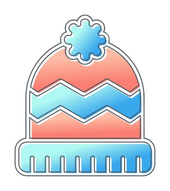 Beanie icon vector illustration 