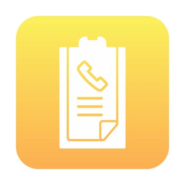 Basit Arama Listesi Geçmişi simgesi, vektör illüstrasyonu