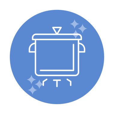 Pişirme vektörü düz simge. Pişirme Otu                   