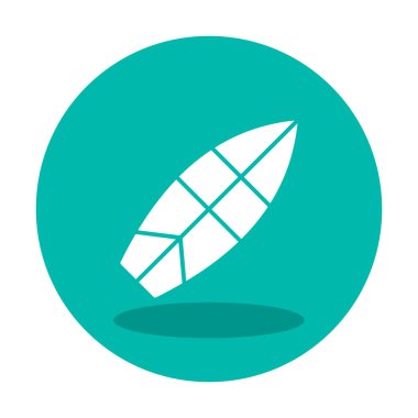 sörf tahtası vektör illüstrasyonu modern simge