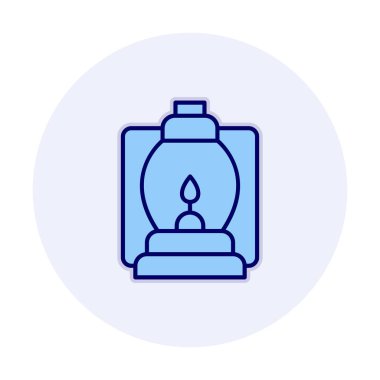 fener düz simgesi, vektör illüstrasyonu 