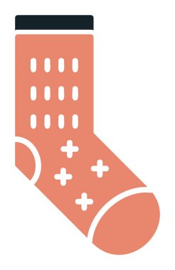 Sock web simgesi, vektör illüstrasyonu 