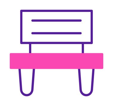 bank simgesi, vektör illüstrasyonu basit tasarım