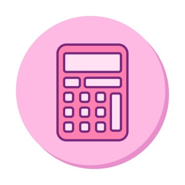 hesap makinesi web simge vektör çizim