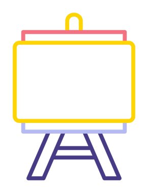 Resim yapmak. Web simgesi basit illüstrasyon