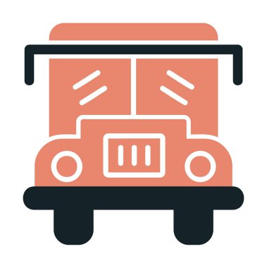 Basit okul servisi resimleme 