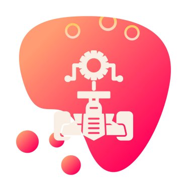 Araba Ayarlama simgesinin vektör illüstrasyonu 