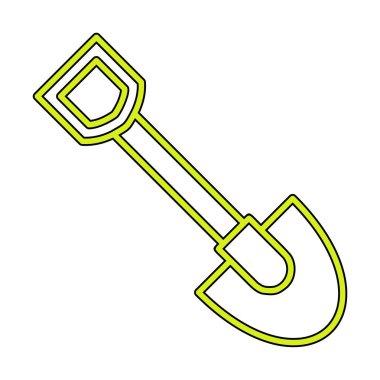 Web simge vektör çizim kürek 