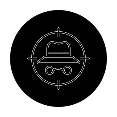 hedef simge, vektör illüstrasyonu basit tasarım