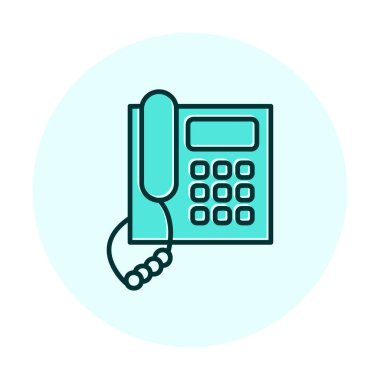 telefon web simgesi, vektör çizim 