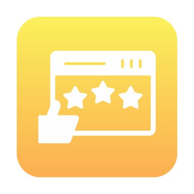  İmza simgesi vektör illüstrasyonunu gözden geçir 