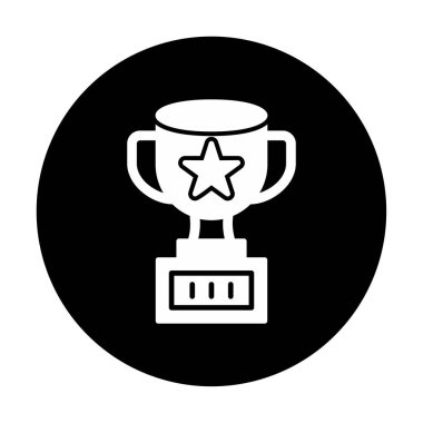 Basit kupa vektör simgesi