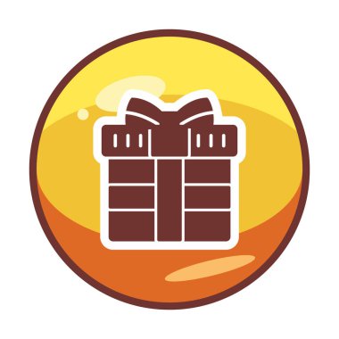 Yay simgesi resimli hediye kutusu