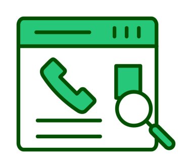 Kişinin vektör çizimi Modern simgeyi ara                            