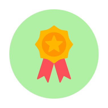  Ödül satırı ikon vektör illüstrasyonu  